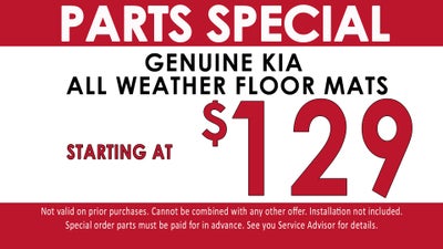 Genuine Kia All Weather Floor Mats